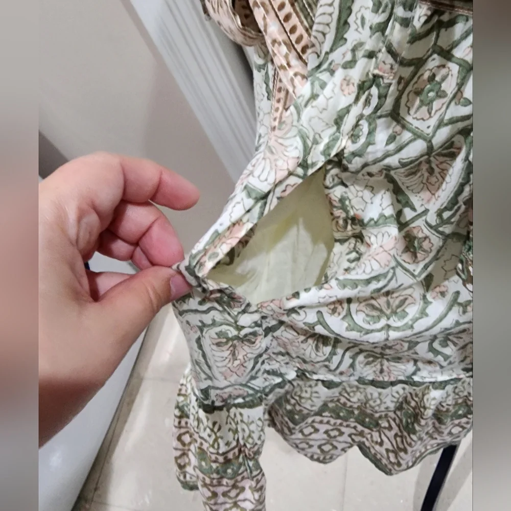 Cleobella Floral Long Sleeve Dress with Bow - Picture 5 of 8